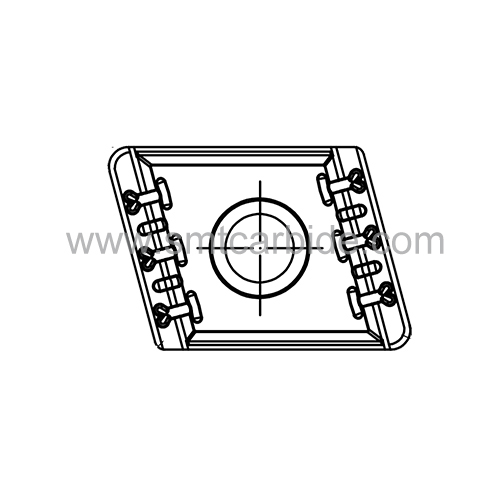 Indexable inserts for Deelp hole drills