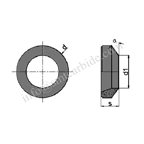Carbide inserts for Scarfing Ring-35x22x12