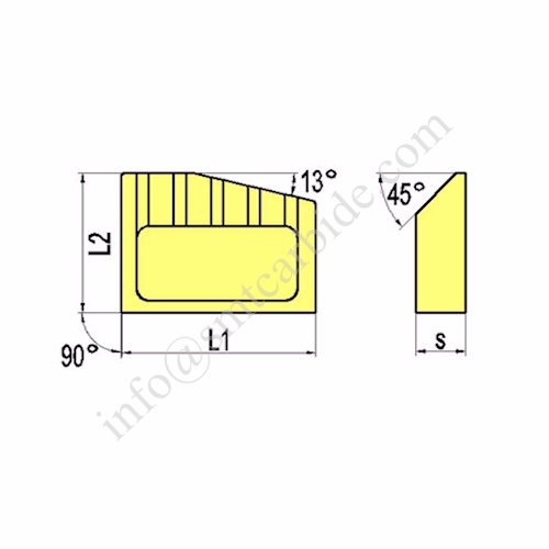 Carbide APi chipbreaker-TG3-7