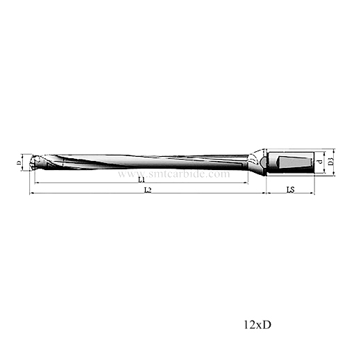 Head-Exchangeable Drills-QD140-149-16-12D-CA