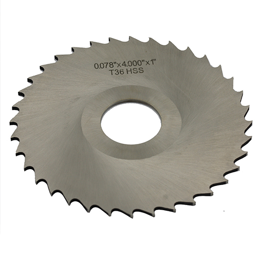 HSS Plain Slitting Saws-4"x0.078"